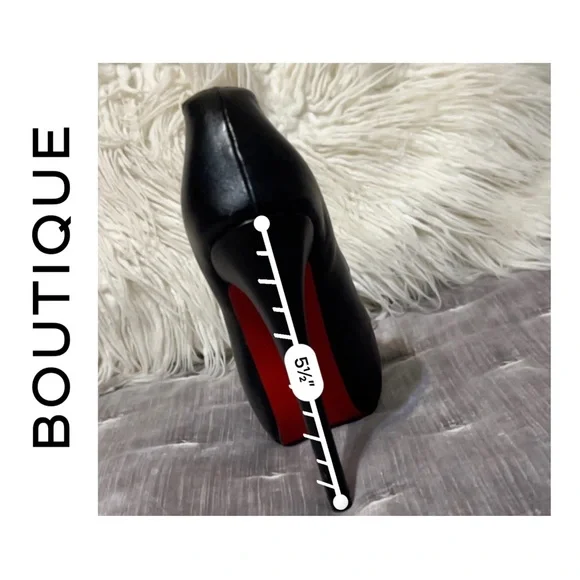 Black Platform Heels - Picture 5 of 5